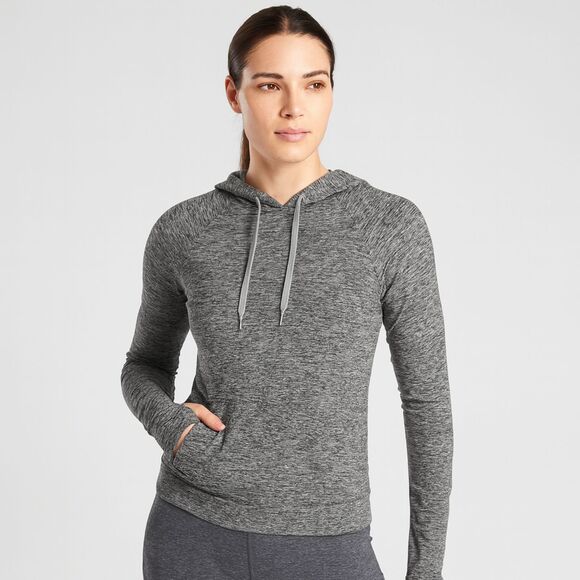 Outdoor Voices CloudKnit Hoodie Gray Women’s XS Lightweight Pullover - Picture 1 of 12